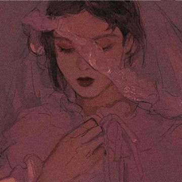 动漫女生高冷个性头像二次元网图女像,卡通头像图片