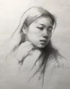 极品五大美女素描,独特的风格,让人看了移不开眼睛