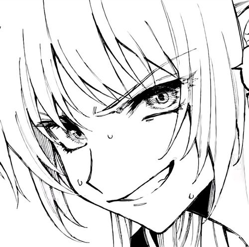 超酷的黑白漫画女头