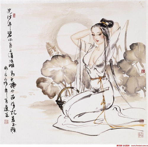 一位轰动台湾书画界新一代画坛年轻女画家绿梦