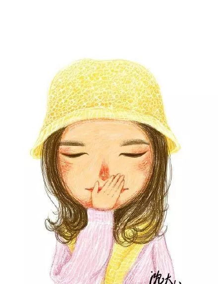 沈大八原创手绘女生插画找一个漂亮的亲爱的头像,告别枯燥头像