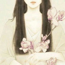 美女侧脸头像真实古风