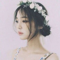 女生头像唯美空气刘海