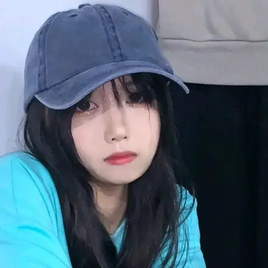头像蓝色系女生头像