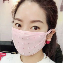 夏季女士防晒薄款口罩冰丝口罩透气可水洗防紫外线户外口罩女单层图片大全邮乐官方网站