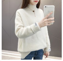 半高领毛衣女2019秋冬新款韩版女装网红宽松内搭针织衫