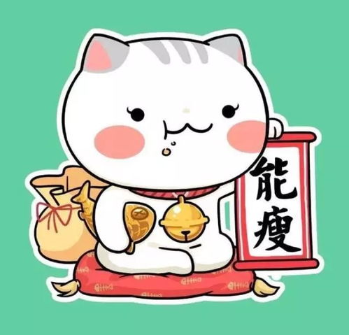 微信头像暴富发财卡通
