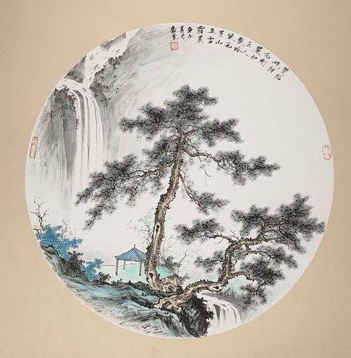 秦嘉业,魅力中国艺术推选美女山水画家,新颖画风绘制壮哉山河