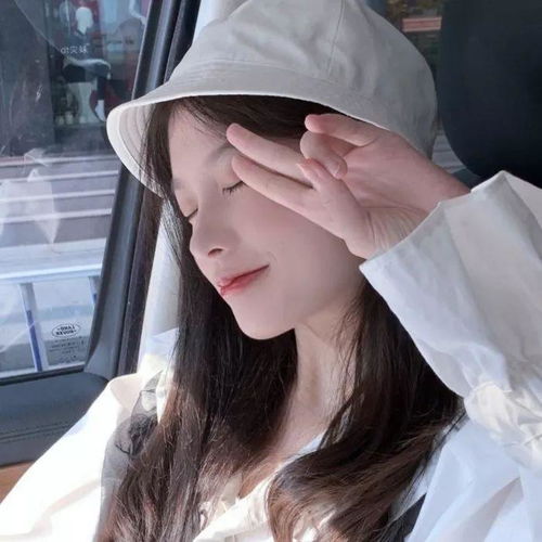 手绘头像女生唯美简约可爱又漂亮的长发短发女生