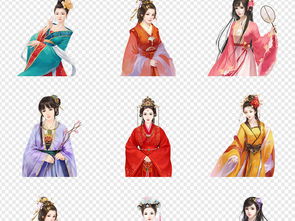 50款中国风古风古代宫廷美女png素材图片模板下载33.53mb古风戏曲人物大全人物形象
