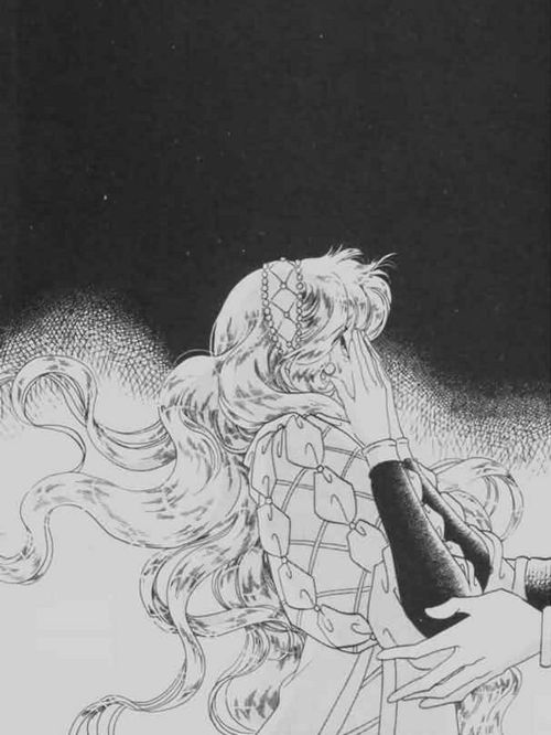日本少女动漫插画黑白手绘花堆糖,美好生活研究所