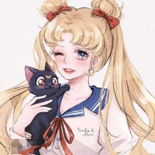 女生真人头像丧头不露脸美少女战士