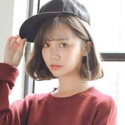 女生短发内扣发型发尾加道内扣更时髦