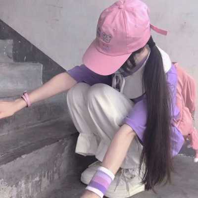 紫色系女生头像