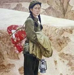 难得一见,一组女知青照片