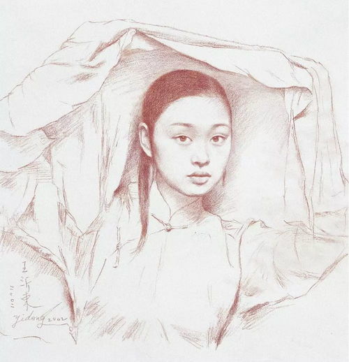 王沂东素描,纯净唯美