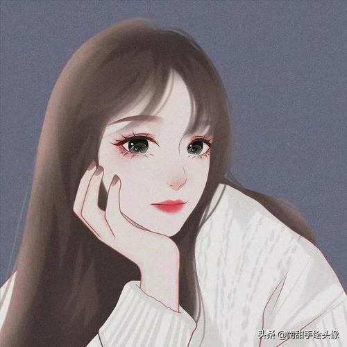 换新头像啦甜美俏皮的真人手绘动漫头像精致又妩媚