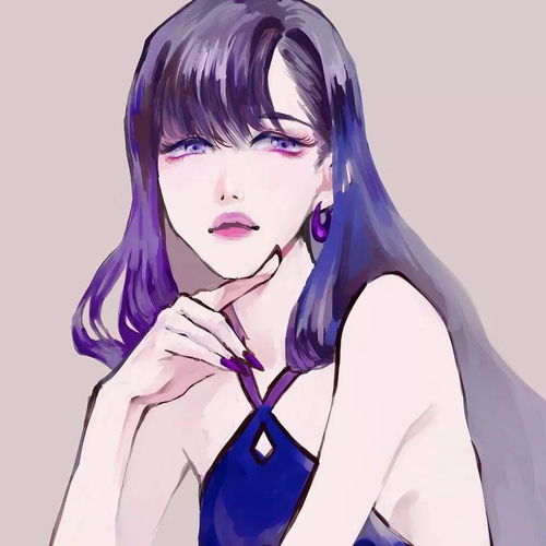 成熟气质女生头像动漫小姐姐