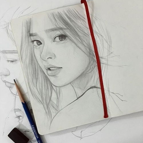 速写,把少女们画的美翻天