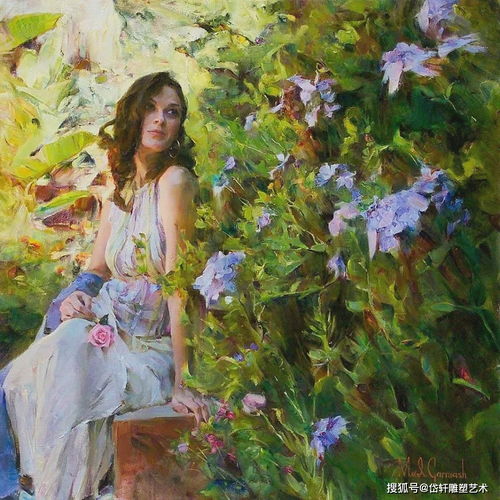 优秀的夫妻合作,画出绝美油画