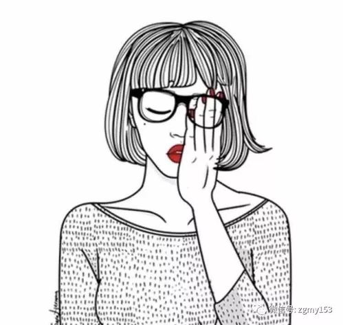 唯美手绘女生短发