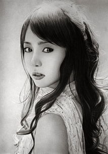 黑白头像女唯美写真