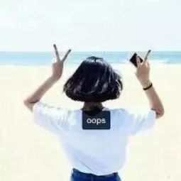 剪刀手背影女头像热门头像qq头像大全qq志乐园
