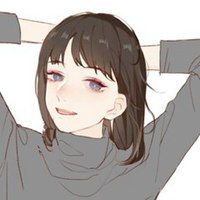 淑女卡通头像小清新简约