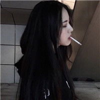 霸气抽烟女生个性头像姐抽的是寂寞