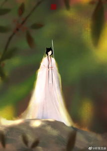 超美古风90后美女插画师专画身高2米没脸小人儿,吸引百万粉丝
