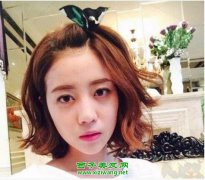 2019年短发发型图片,女生短发发型图片,流行短发发型扎法短发发型1