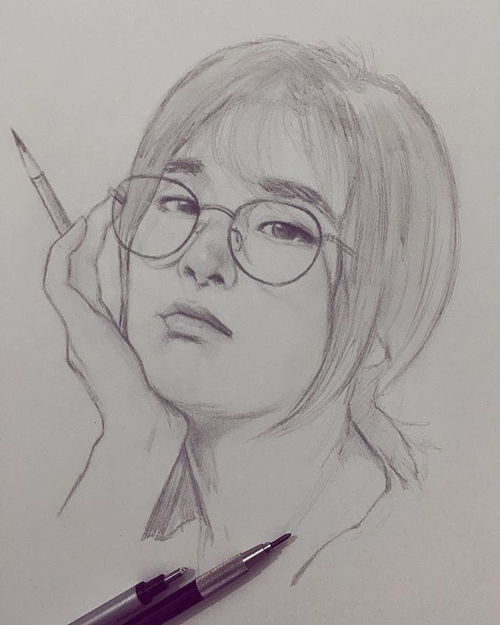速写,把少女们画的美翻天