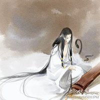 古代美少女动漫弹古筝微信头像微信头像图片大全