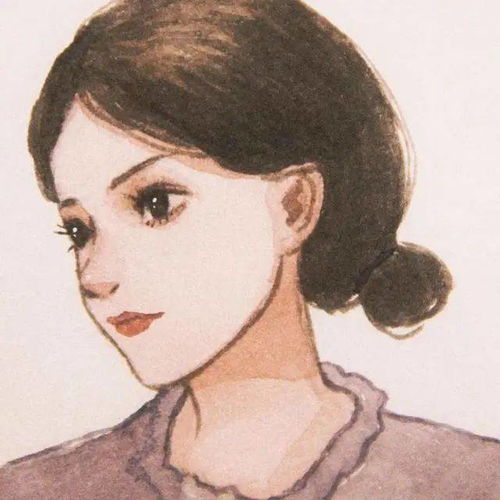 超美的女生头像,手绘头像