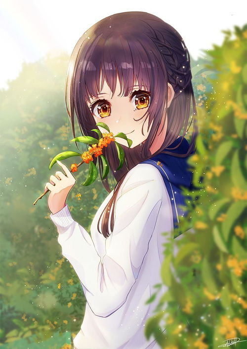 森系少女陪你过七夕