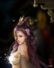 惊艳古风美女原画头像cgwall游戏原...