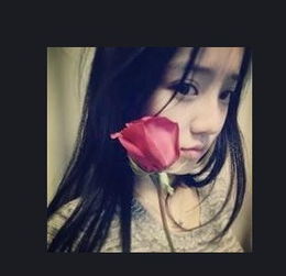 求类似于这种图女生手拿玫瑰花伤感头