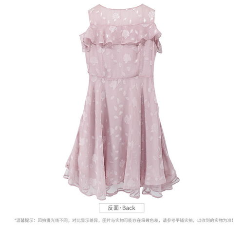 施悦名2019新品夏裙露肩袖系带v领雪纺裙小清新淑女雪纺连衣裙