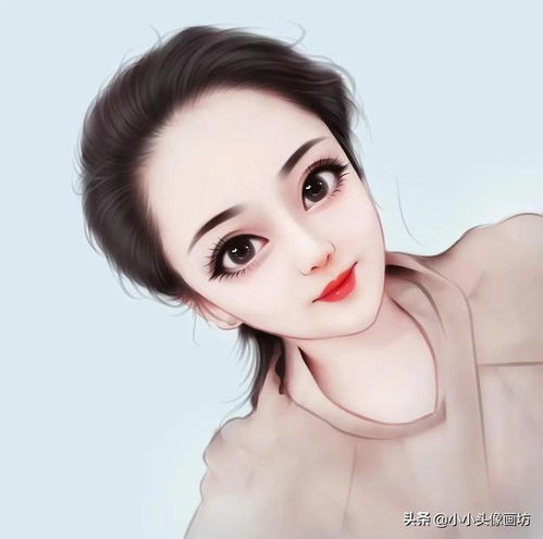 你的头像该换了,最美女生芭比娃娃真人漫画头像,减龄又好看