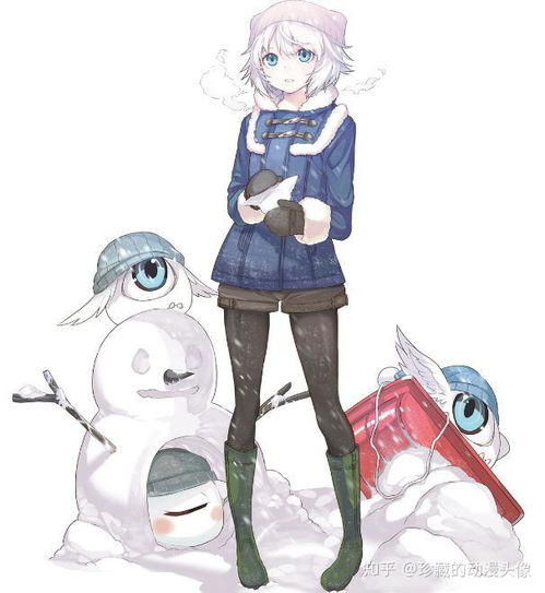 女生头像手绘画神采奕奕的卡通少女,草木有本心,何求美人折