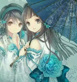 双子古风少女动漫