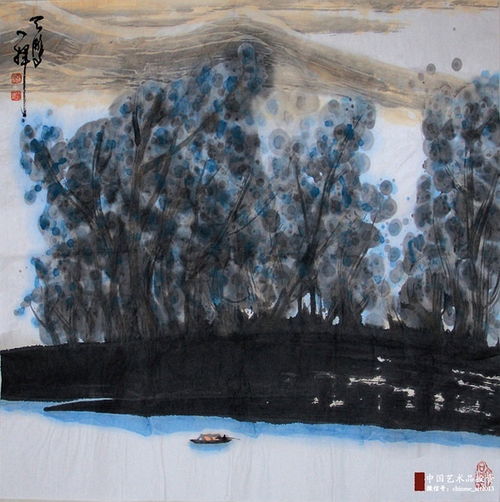 书画人物丨雄浑豪迈的阳刚之气谈野墨意象山水画的旗手刘天鹏