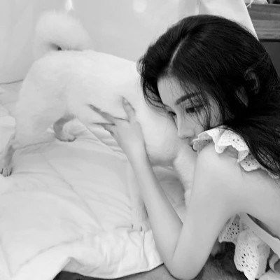黑白头像女唯美高清图片