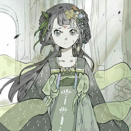 古风女头他是暗不下来的黄昏也是明不起来的清晨