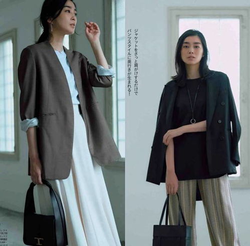 春天羽绒服退场西装亮相成熟女人这么穿搭,很时髦