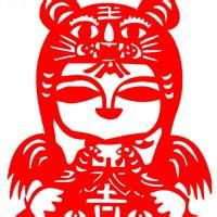 剪纸头像大全图片女孩微信头像图片大全