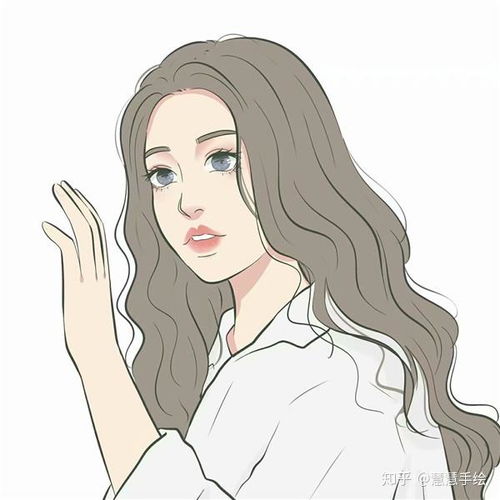 卡通手绘头像女可爱好看的动漫头像手绘适合永久做头像的图片