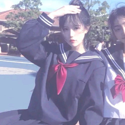小众蓝色系女生头像