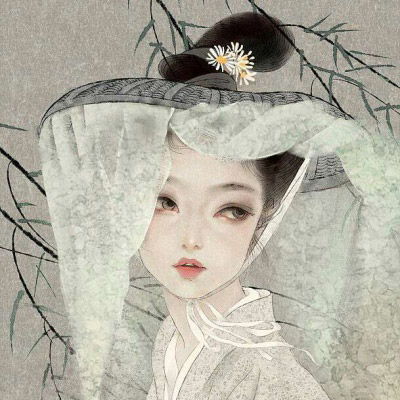 彩绘图片唯美人物头像2020女人好运的微信头像