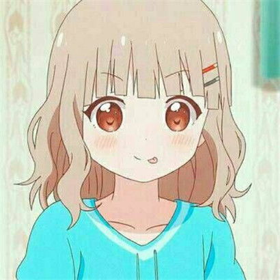 二次元女生头像萌萌哒,遇见你之前我是伤心的